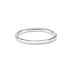 Hammered Minimalist Band Ring, 1.6mm