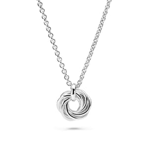 Six Ring Mobius Chainmaille Pendant Necklace