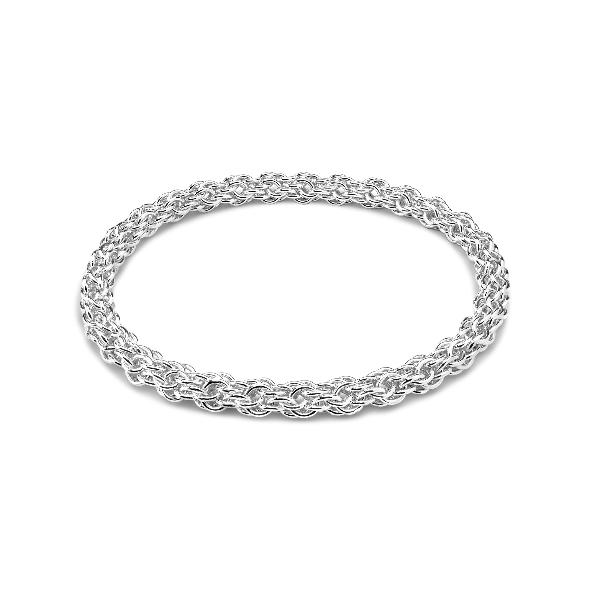 Flexible Chainmaille Bangle Bracelet