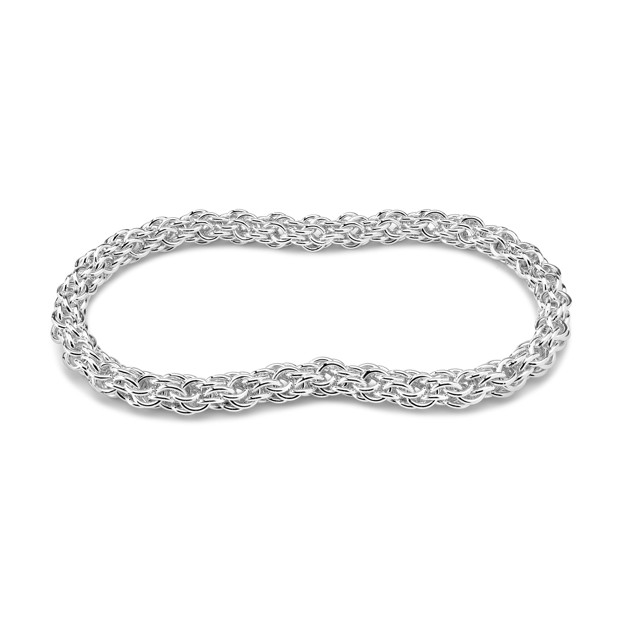 Flexible Chainmaille Bangle Bracelet