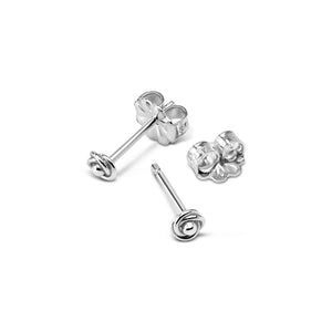 Mobius Embrace Post Earrings, Petite