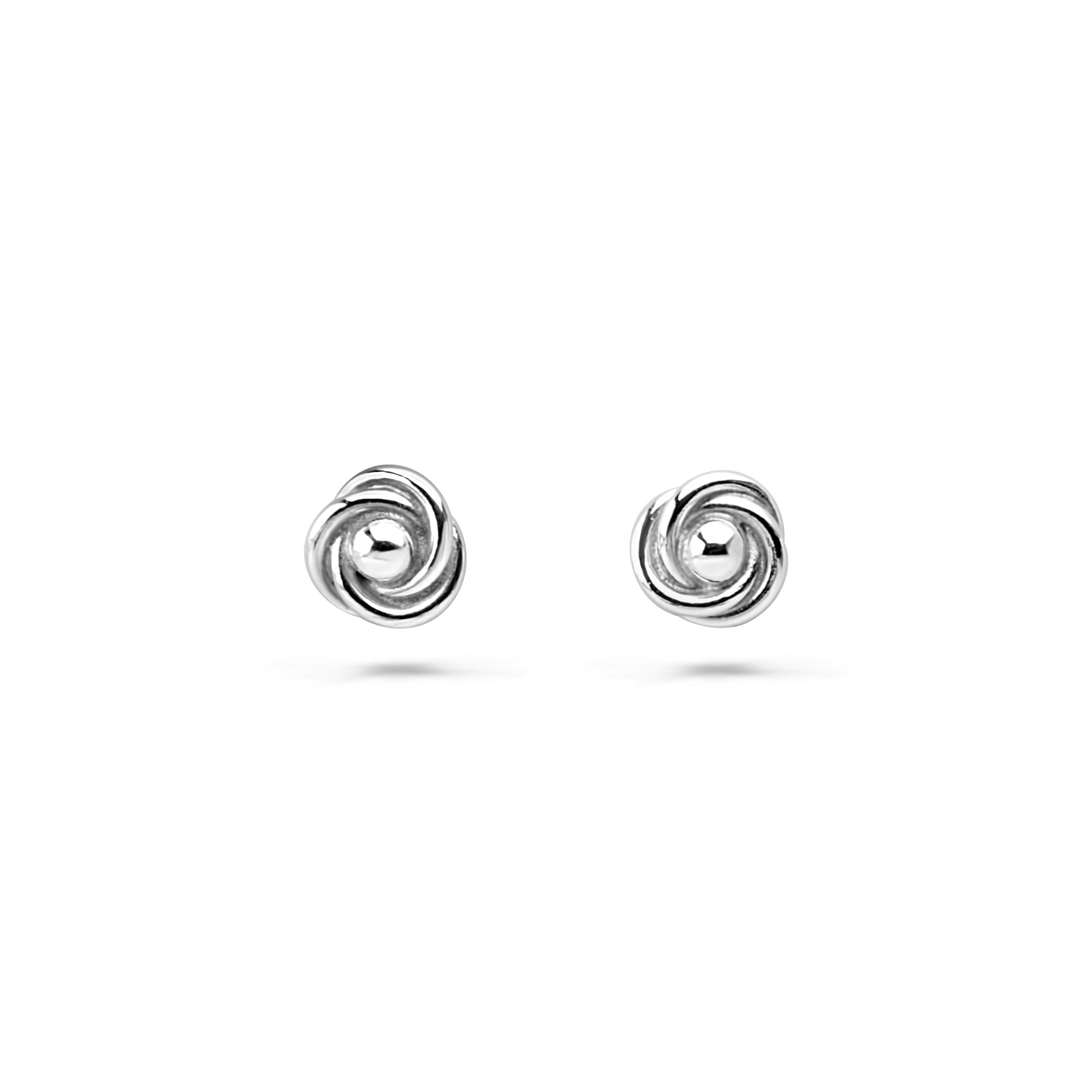 Mobius Embrace Post Earrings, Petite