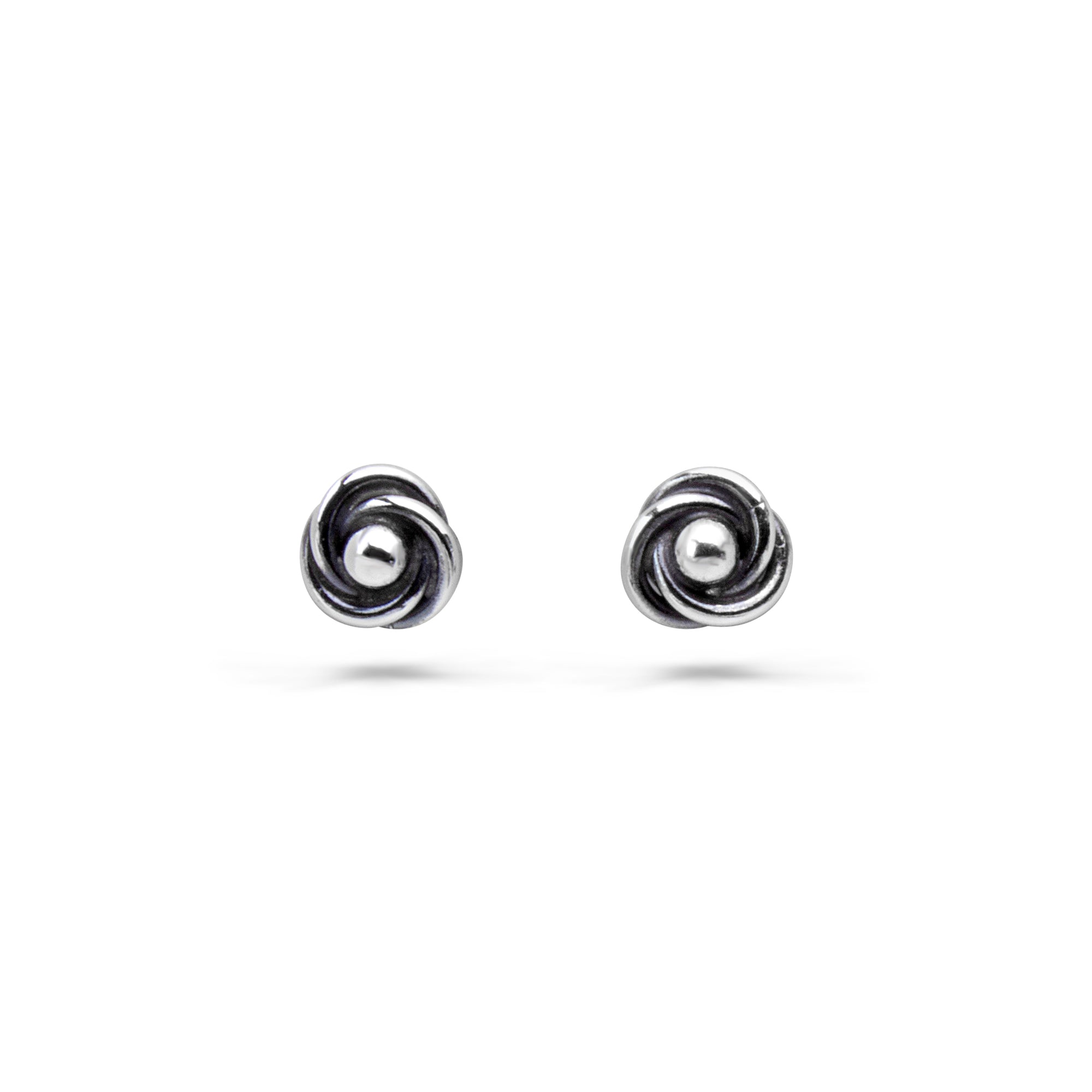 Mobius Embrace Post Earrings, Petite