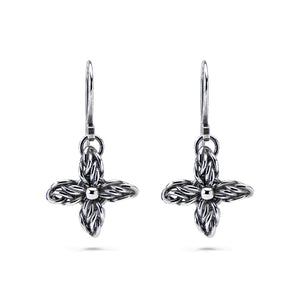 "Star Flower" Fused Chainmaille Earrings