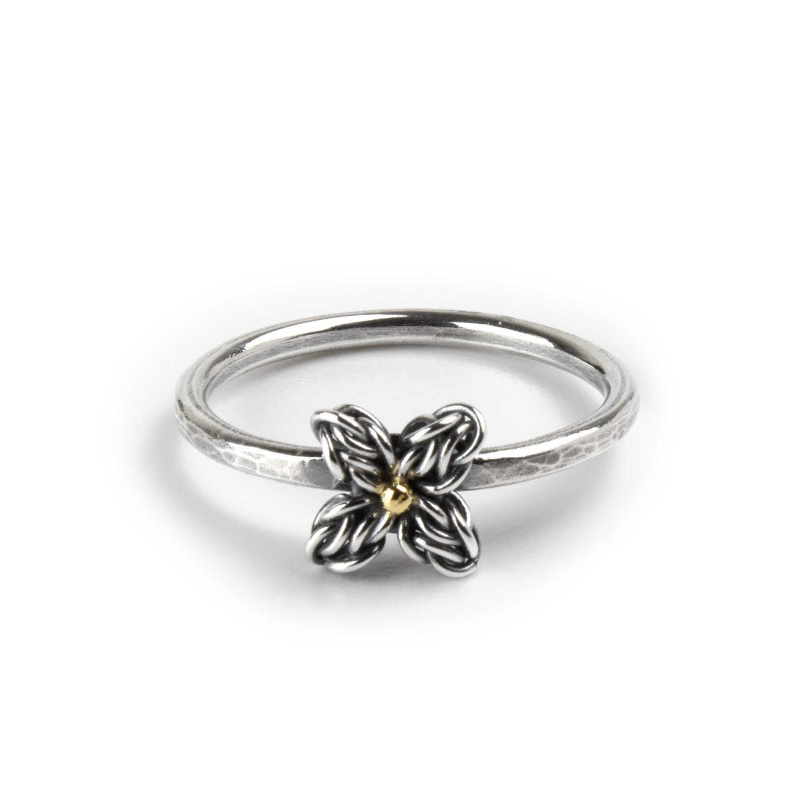 "Star Flower" Fused Chainmaille Ring