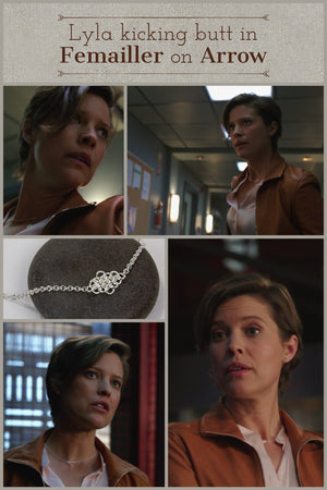 Rhombus Fused Chainmaille Station Necklace - Femailler