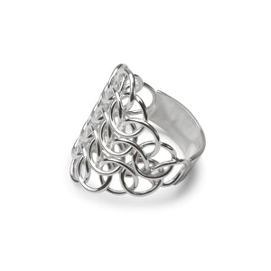 "Armorer's" Fused Chainmaille Statement Ring