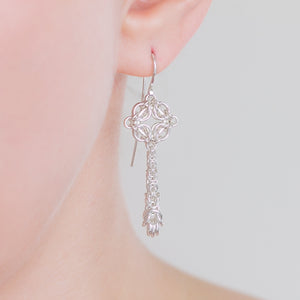 "Celestial Byzantine" Chainmaille Drop Earrings