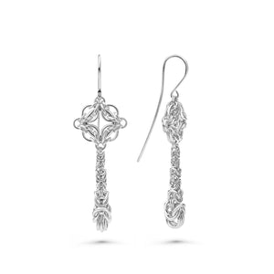 "Celestial Byzantine" Chainmaille Drop Earrings