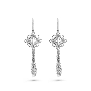 "Celestial Byzantine" Chainmaille Drop Earrings