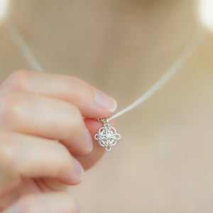 Petite Celestial Pendant Necklace w/ Gemstone - Femailler