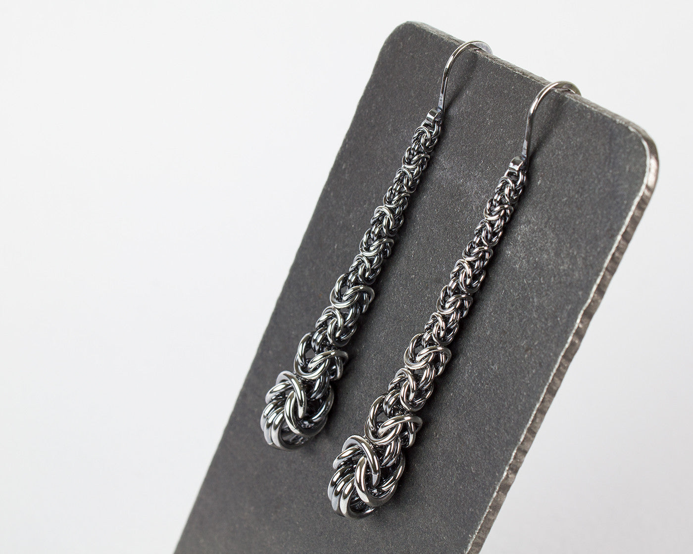 Long Byzantine Drop Earrings - Femailler