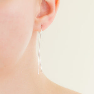 Forged Minimalist Drop Earrings - Femailler