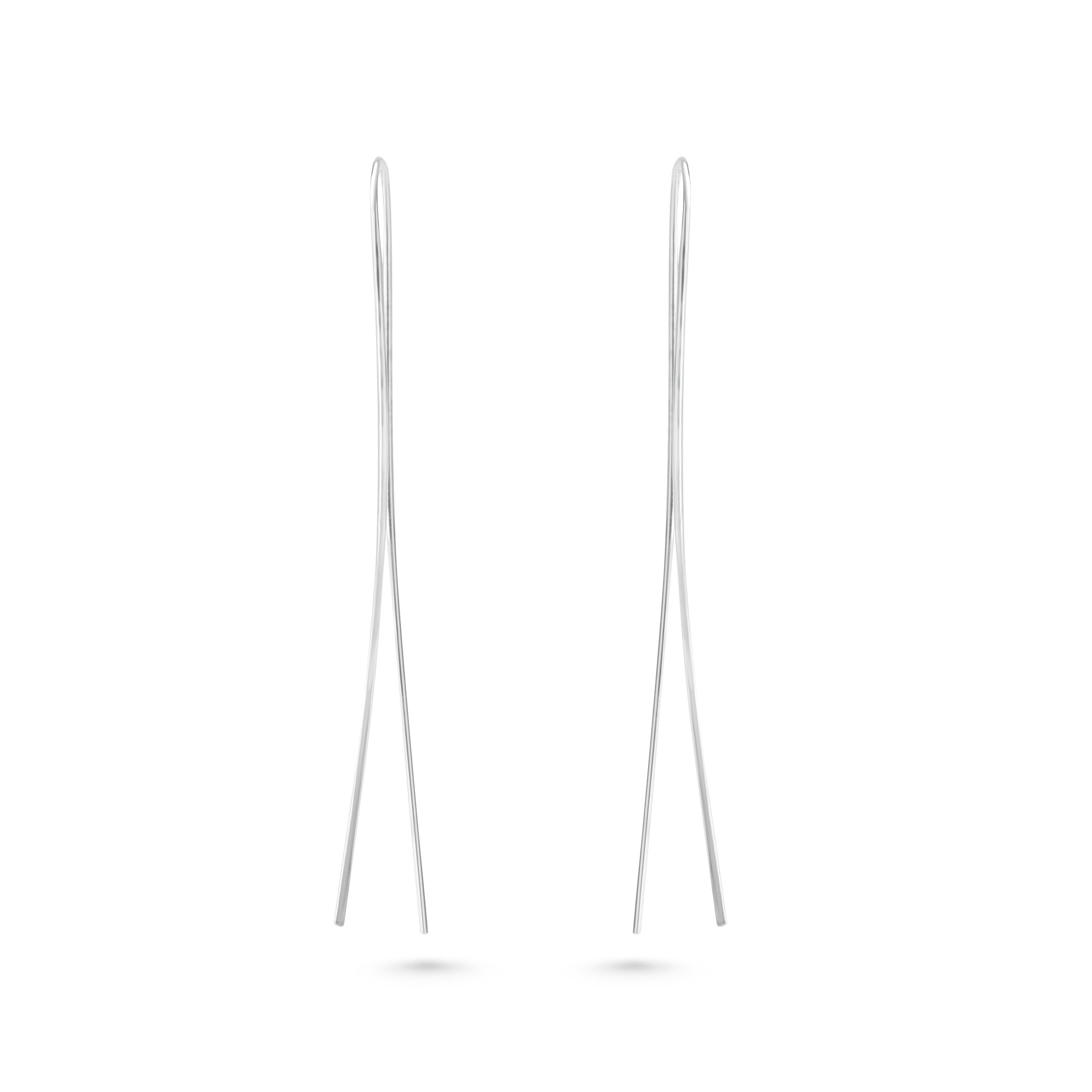 "Minimalist" Forged Threader Earrings